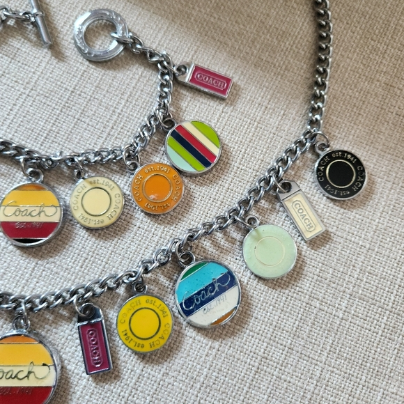 Coach Vintage Rare Charm Necklace, Bracelet with Dust bag - Picture 4 of 8